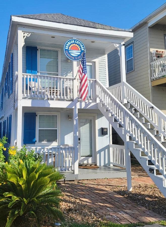 Seablue Cottage - Downstairs; 2 Blocks To The Beach Galveston Exterior foto