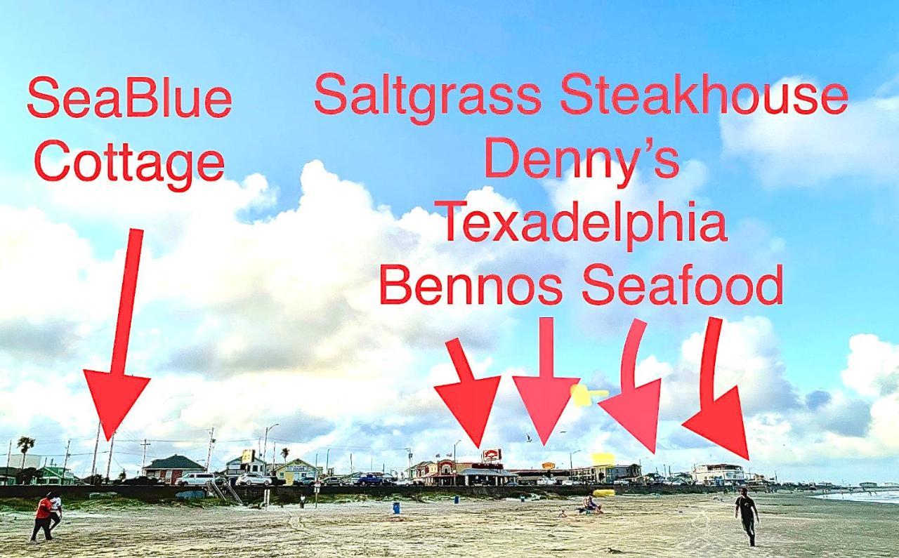 Seablue Cottage - Downstairs; 2 Blocks To The Beach Galveston Exterior foto